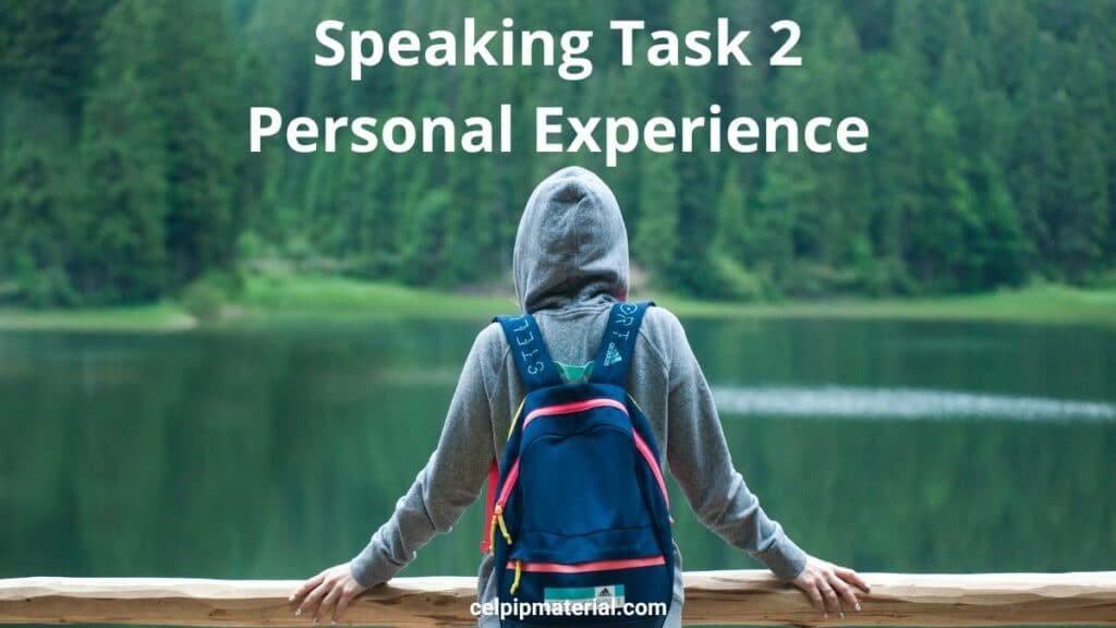 Talk about a Time You made a Change in your Lifestyle celpip speaking