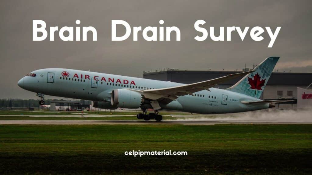 Brain Drain Survey celpip writing