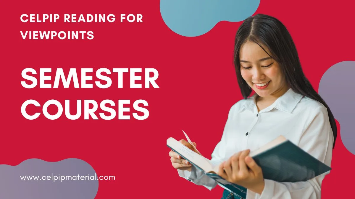 CELPIP Reading for Viewpoints Semester Courses 1 celpip reading for viewpoints semester courses