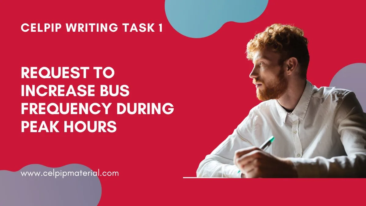 Request to Increase Bus Frequency During Peak Hours 1 request to increase bus frequency during peak hours